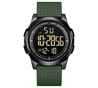 GOLDEN HOUR Relojes Digitales Impermeables Deportivos Ultrafinos para Hombre con Pantalla Gran Angular Correa de Caucho Reloj de Pulsera para Hombre Mujer