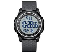Golden Hour Relojes Digitales Impermeables Deportivos Ultrafinos para Hombre con Pantalla Gran Angular Correa de Caucho Reloj de Pulsera para Hombre Mujer