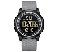 GOLDEN HOUR Relojes Digitales Impermeables Deportivos Ultrafinos para Hombre con Pantalla Gran Angular Correa de Caucho Reloj de Pulsera para Hombre Mujer