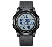 GOLDEN HOUR Relojes Digitales Impermeables Deportivos Ultrafinos para Hombre con Pantalla Gran Angular Correa de Caucho Reloj de Pulsera para Hombre Mujer