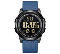 GOLDEN HOUR Relojes Digitales Impermeables Deportivos Ultrafinos para Hombre con Pantalla Gran Angular Correa de Caucho Reloj de Pulsera para Hombre Mujer