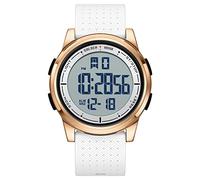 GOLDEN HOUR Relojes Digitales Impermeables Deportivos Ultrafinos para Hombre con Pantalla Gran Angular Correa de Caucho Reloj de Pulsera para Hombre Mujer