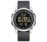 GOLDEN HOUR Relojes Digitales Impermeables Deportivos Ultrafinos para Hombre con Pantalla Gran Angular Correa de Caucho Reloj de Pulsera para Hombre Mujer