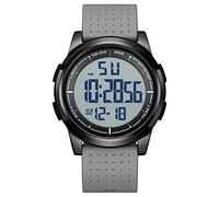 Golden Hour Relojes Digitales Impermeables Deportivos Ultrafinos para Hombre con Pantalla Gran Angular Correa de Caucho Reloj de Pulsera para Hombre Mujer