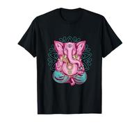 Golden Hue Mandala Sacred Geometry Yoga Graphic Camiseta