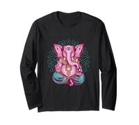 Golden Hue Mandala Sacred Geometry Yoga Graphic Manga Larga