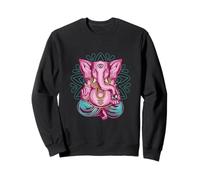 Golden Hue Mandala Sacred Geometry Yoga Graphic Sudadera