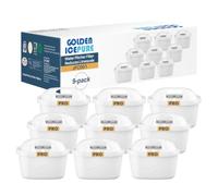 GOLDEN ICEPURE Cartuchos de filtro de agua, compatibles con Brita Maxtr Maxtra Plus, Maxtra Pro All-in-1, Brita Marella Jug, Hervidor, Mavea, Anna Duomax, reduce la cal, TÜV SÜD, certificado NSF