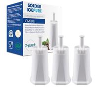 GOLDEN ICEPURE Filtro de agua para máquinas de café: Compatible Con Sage Barista SES008, SES810, SES880, SES920, SES980, SES990 máquinas de café, certificado NSF, 3 piezas