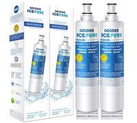 GOLDEN ICEPURE Filtro de agua para refrigerador Compatible Con Whirlpool 4396508, Maytag, KitchenAid, SBS002, S20BRS, 481281729632, 461950271171, 481281728986, 2 piezas (factura disponible),