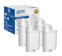 GOLDEN ICEPURE Filtro de agua voor Koffiemachine, compatible con Siemens EQ Series EQ, EQ3/EQ6/EQ9, EQ500, S700, Brita® Intenza 575491, Bosch® TCZ7003, TCZ7033, NSF certificado, 4 unidades