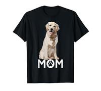 Golden Lab Mom Yellow Labrador Retriever Madre Perro Mamá Camiseta gráfica económica, Hombre, Negro, L