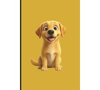 Golden Labrador Retriever Notebook: Cute Dog Lover Journal for Writing, Notes & Ideas | 150 Pages, 6×9 | Gift for birthdays, holidays, dog parents, and pet enthusiasts