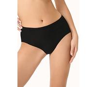 GOLDEN LADY 2 Calzoncillos Midi de Cintura Alta, Color Negro, Talla 4, Negro, L