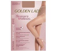 GOLDEN LADY Benessere & Bellezza Medias 140 den Negro Talla XL G115 Calcetines de Mujer