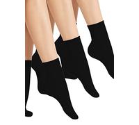 Golden Lady Calzino Taglio Al Vivo. 3 Paia Calcetines Deportivos, Negro (Negro 099a), Talla Única (Talla del Fabricante: Unica) (Pack de 6) para Mujer