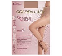 GOLDEN LADY COMPANY SpA CALZEGAMG115NE4, Calcetines de mujer GOLDEN LADY Wellness & Beauty 140 Den Black Xl G115 Unisex adulto, CALZEGAMG115NE4, CALZEGAMG115NE4