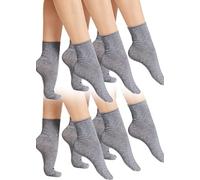 Golden Lady Calzino Taglio Al Vivo. 3 Paia Calcetines Deportivos, Gris (Grigio Melange 908a), Talla Única (Talla del Fabricante: Unica) (Pack de 6) para Mujer