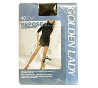 GOLDEN LADY Repose Medias 40 den castor marrón corta IV 36g