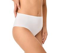 Golden Lady Slip Midi Senza CUCITURE IN Microfibra, Ropa Interior Mujer, Bianco,