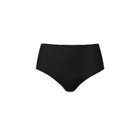 Golden Lady Slip Midi Senza CUCITURE IN Microfibra Ropa Interior, Nero, L para Mujer