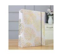 (Golden Leaves) 6 Inch 200 Pocket 4x6 Photo Album 10x15 Photocard Holder Baby Memories Instax Mini Film Kpop Collect Book Korea Family Keepsakes