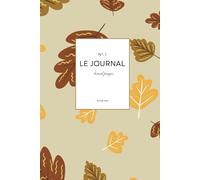 Golden Leaves Journal - Cozy Fall Lined Notebook for Writing, Journaling & Reflection | 6x9 Paperback