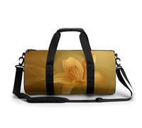 Golden Lily Simple Lines - Bolsa de viaje para gimnasio y gimnasio para mujeres y hombres, bolsa de deporte con correa para el hombro