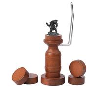 Golden Maple Mango de pintura en miniatura, soporte giratorio de 360 grados para miniaturas de mesa, modelos de fantasía, kits para pintura acrílica y detalles