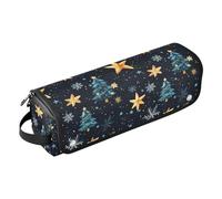 Golden Merry Christmas Tree 2 en 1 Organizador de herramientas para el cabello y tapete resistente al calor, herramientas de calefacción, organizador de bolsa de viaje para herramientas calientes