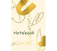 Golden Moments - Elegant Abstract Notebook: A stylish notebook with a modern gold abstract cover for notes, planning, and creativity.