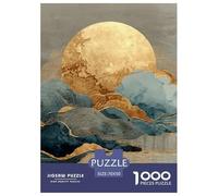 Golden Moon and Sea of Clouds Rompecabezas Imposible,desafío for Adults Juego Educativo 1000 Piezas Obra De Arte De Juego De para Adultos, Regalos A Partir De 14 Años 70x50cm/1000pcs
