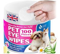 Golden Nature - Toallitas Oculares para Mascotas para Perros y Gatos - 300 U. - Almohadillas de Limpieza de Ojos para Manchas de Lágrimas, Costras, Secreciones - Ayuda con Picazón y Sequedad