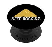 Golden Nugget Pile Resilience Mensaje Gráfico PopSockets PopGrip Adhesivo