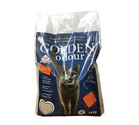 Arena autoaglomerante para gatos Golden Odour | 14 kg