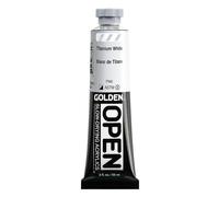 Golden : Open : Slow Drying Acrylic Paint : 60ml : Titanium White I