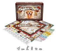Golden-Opoly Property Trading Board Game - Juegos de tiempo familiar para adultos y niños, de 2 a 6 jugadores, diversión de estrategia para niños a partir de 8 años: un juego que es la elección del