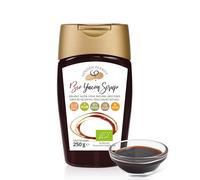 GOLDEN PEANUT Jarabe de raíz de Yacon BIO 2 x 250 g de dulzura natural, alternativa de azúcar, 100% vegetal, apto para diabéticos