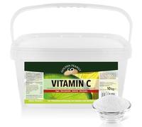 GOLDEN PEANUT Vitamina C en polvo, 10 kg, ácido ascórbico puro, sin aditivos, alta dosis, vegano y sin ingeniería genética