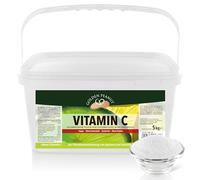 GOLDEN PEANUT Vitamina C en polvo, 5 kg, ácido ascórbico puro, sin aditivos, alta dosis, vegano y sin ingeniería genética