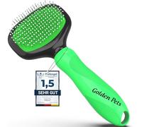 Golden Pets Cepillo suave, versión mejorada, botones de protección para animales especialmente sensibles, ideal para perros, conejos, hámsters I + manual de cuidado (idioma español no garantizado)