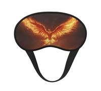 Golden Phoenix - Máscara opaca para dormir, bloqueo de luz, para viajes, camping, trabajo por turnos