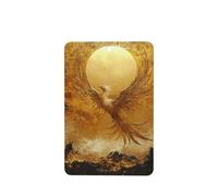 Golden Phoenix Rising - Ambientadores para coche, 4 unidades, tarjetas perfumadas colgantes, tarjetas perfumadas para tabletas de aromaterapia de coche