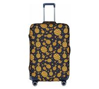 Golden Pineapple - Funda protectora para equipaje de viaje, elástica, a prueba de arañazos, varios tamaños, Blanco, M