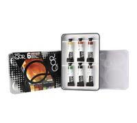 Golden : Qor : Watercolour Paint : Introductory Set of 6 Earth Colours : 5ml Tubes