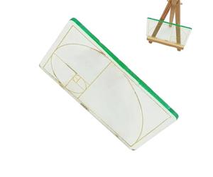 Golden Ratio Viewfinder - Composition View Finder Tool | Clear Section Viewer, Precise Painting and Photography Aid for Drawing Art with Creative Design Scenario