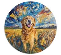 Golden Retriever 1000 Piece Jigsaw Puzzle For Adults Educational Games Stress Relief Puzzle Cultivate The Spirit of Teamwork For Adults Gifts 1000pcs (67.5x67.5cm)