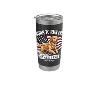 Golden Retriever 250 Years Anniversary USA Vaso térmico de acero inoxidable de doble pared