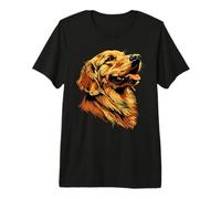 Golden Retriever Amante de los Perros Madre de Perros Camiseta Premium