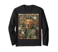 Golden Retriever, apuesto Caballero Victoriano Manga Larga